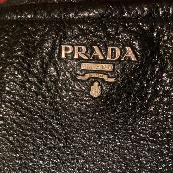 Large Prada sparkly leather shoulder hobo bag - Picture 15 of 16